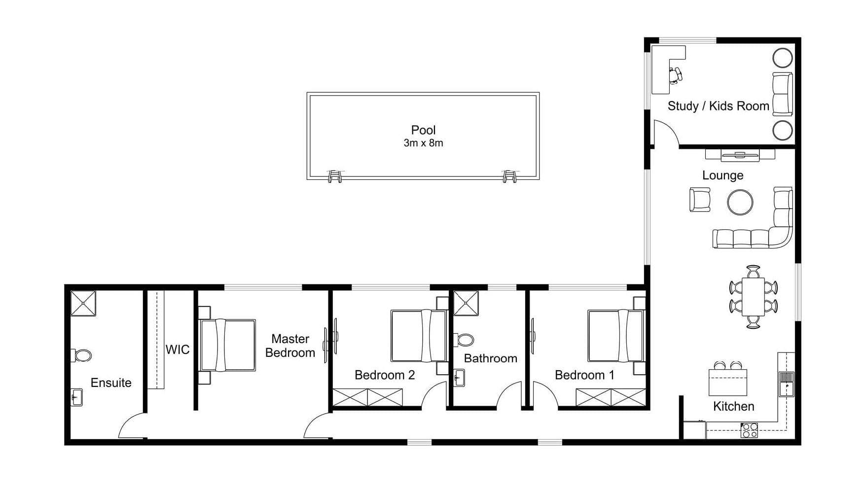 3 bedroom villas